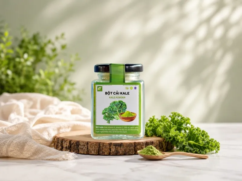 Bột Cải Kale (Cải Xoăn)