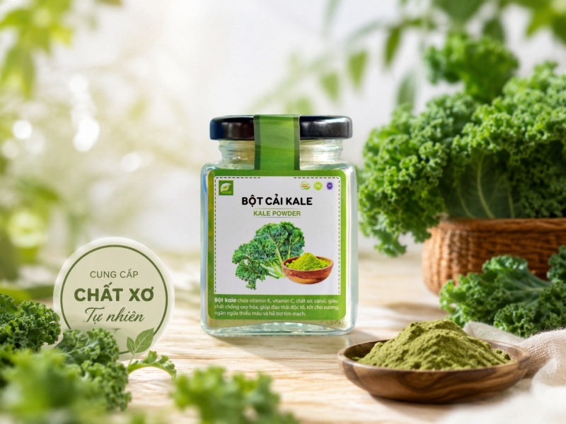 Bột Cải Kale (Cải Xoăn)