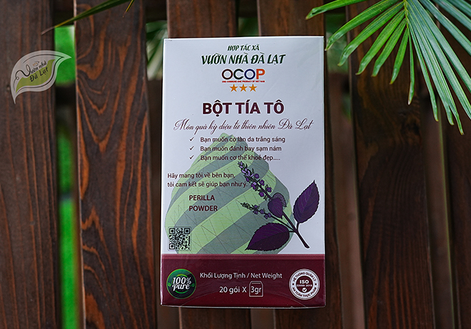 Bột Tía Tô Nguyên Chất - Lành Từ Lá, Sạch Từ Gốc