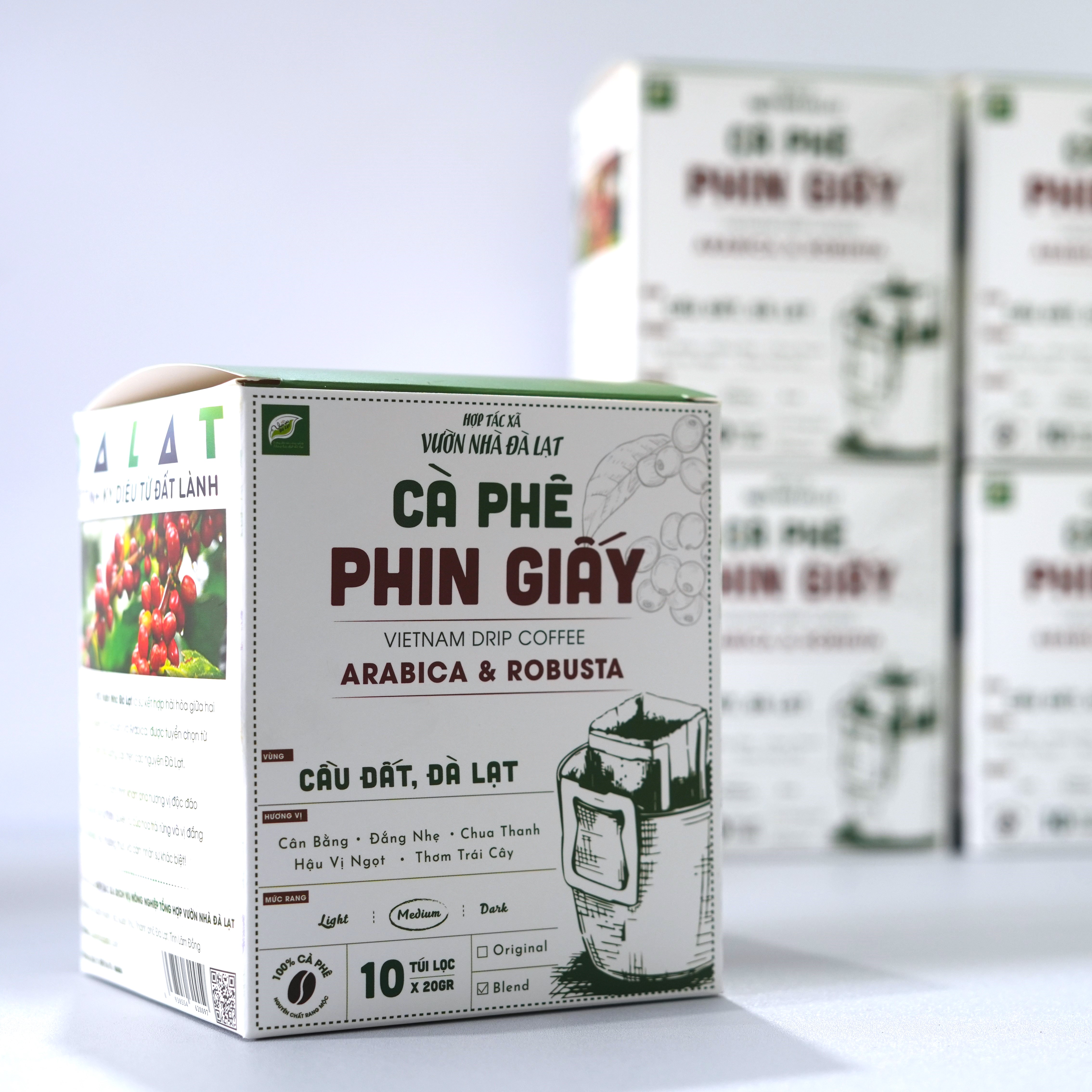 Cà Phê Phin Giấy - Drip Coffee (10 túi x 20gr)