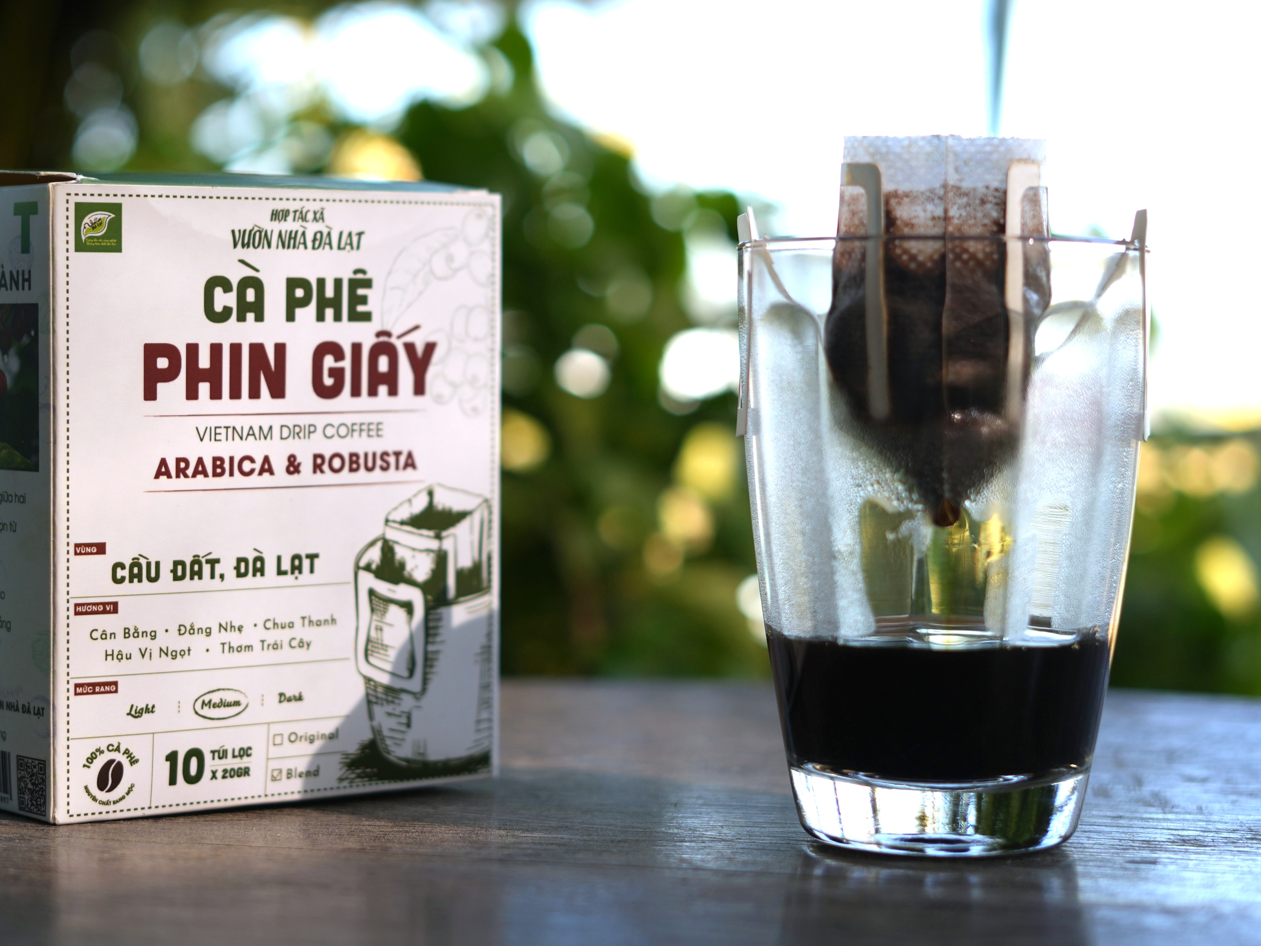 Cà Phê Phin Giấy - Drip Coffee (10 túi x 20gr)