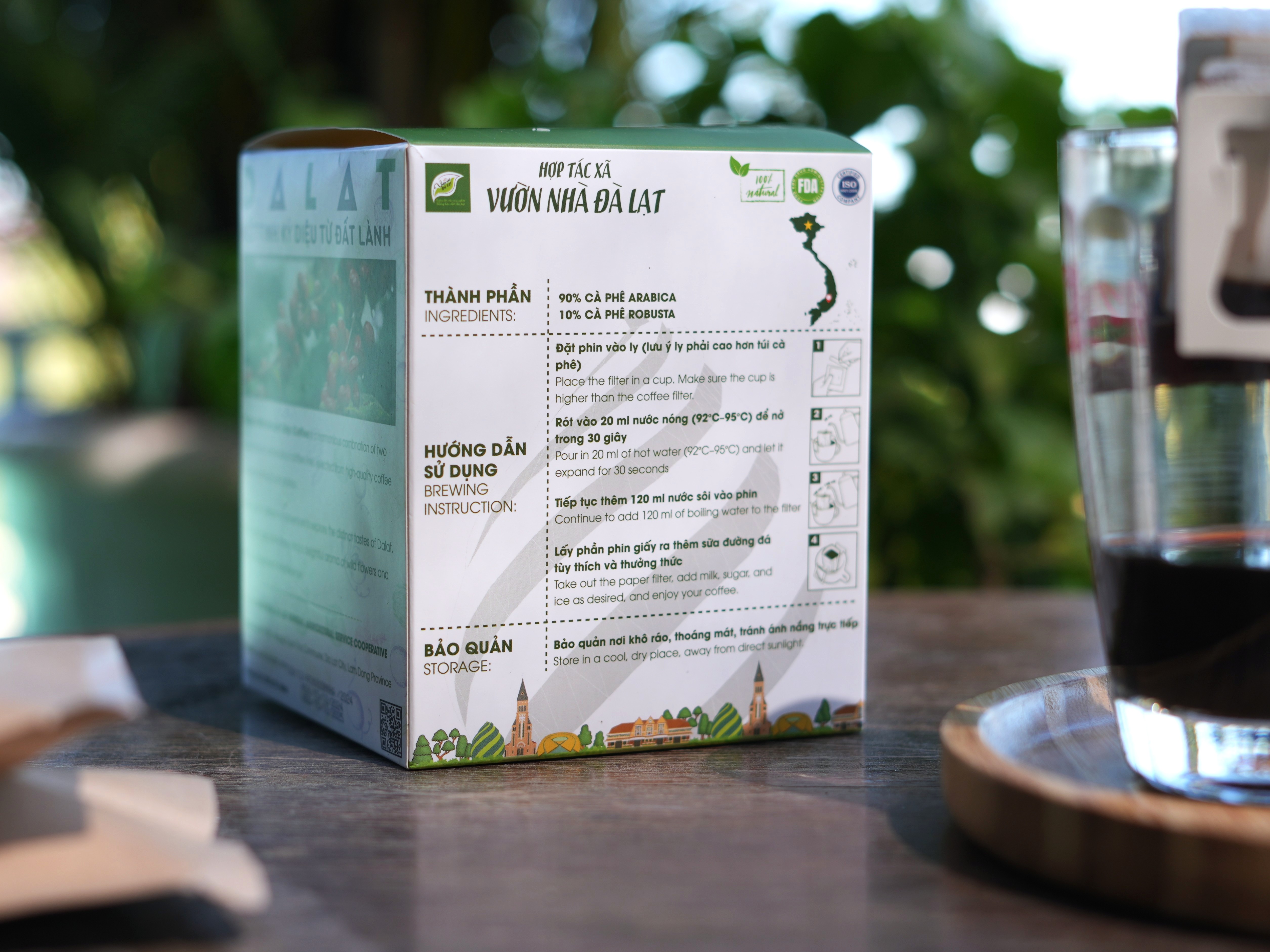 Cà Phê Phin Giấy - Drip Coffee (10 túi x 20gr)