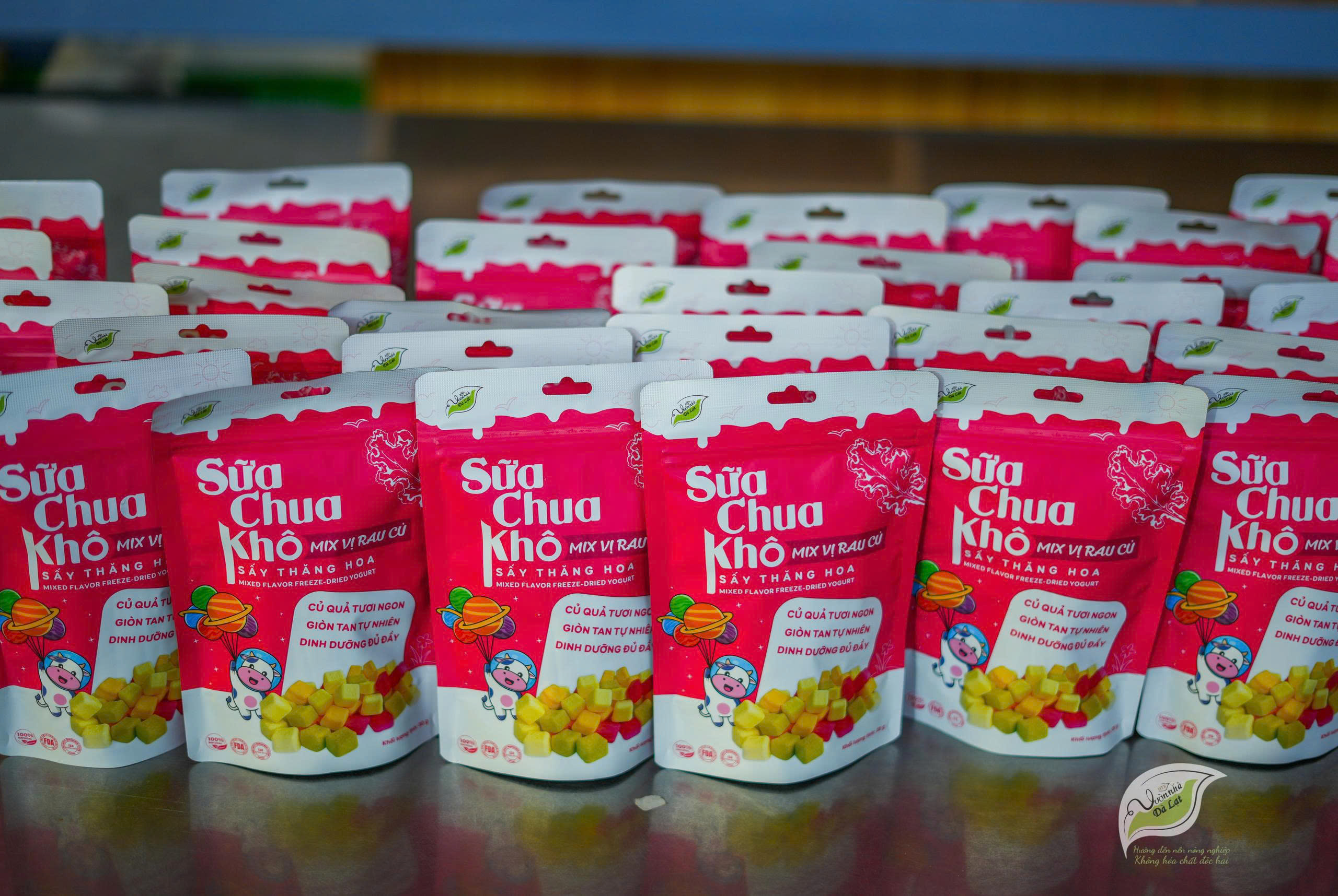 Sữa Chua Khô Mix Vị Rau Củ Sấy Thăng Hoa (7 vị)