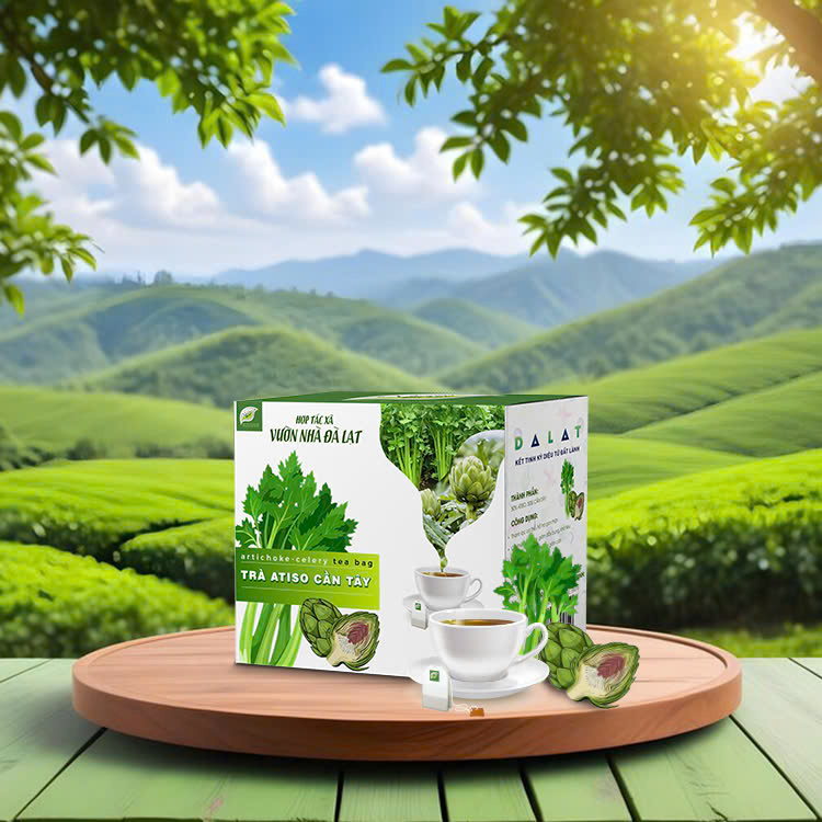Trà Atiso Cần Tây Túi Lọc (30 túi x 2gr)