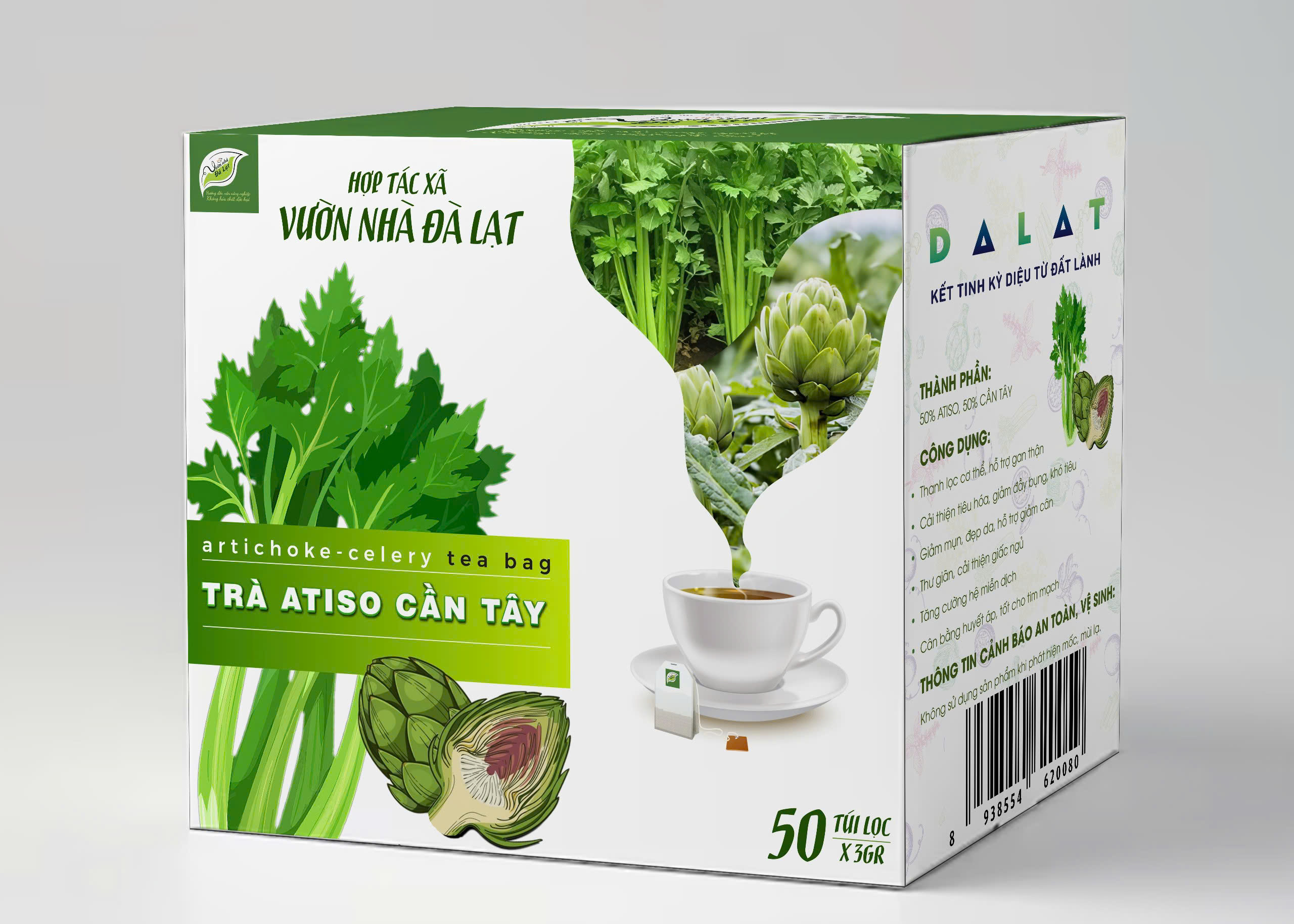 Trà Atiso Cần Tây Túi Lọc (30 túi x 2gr)