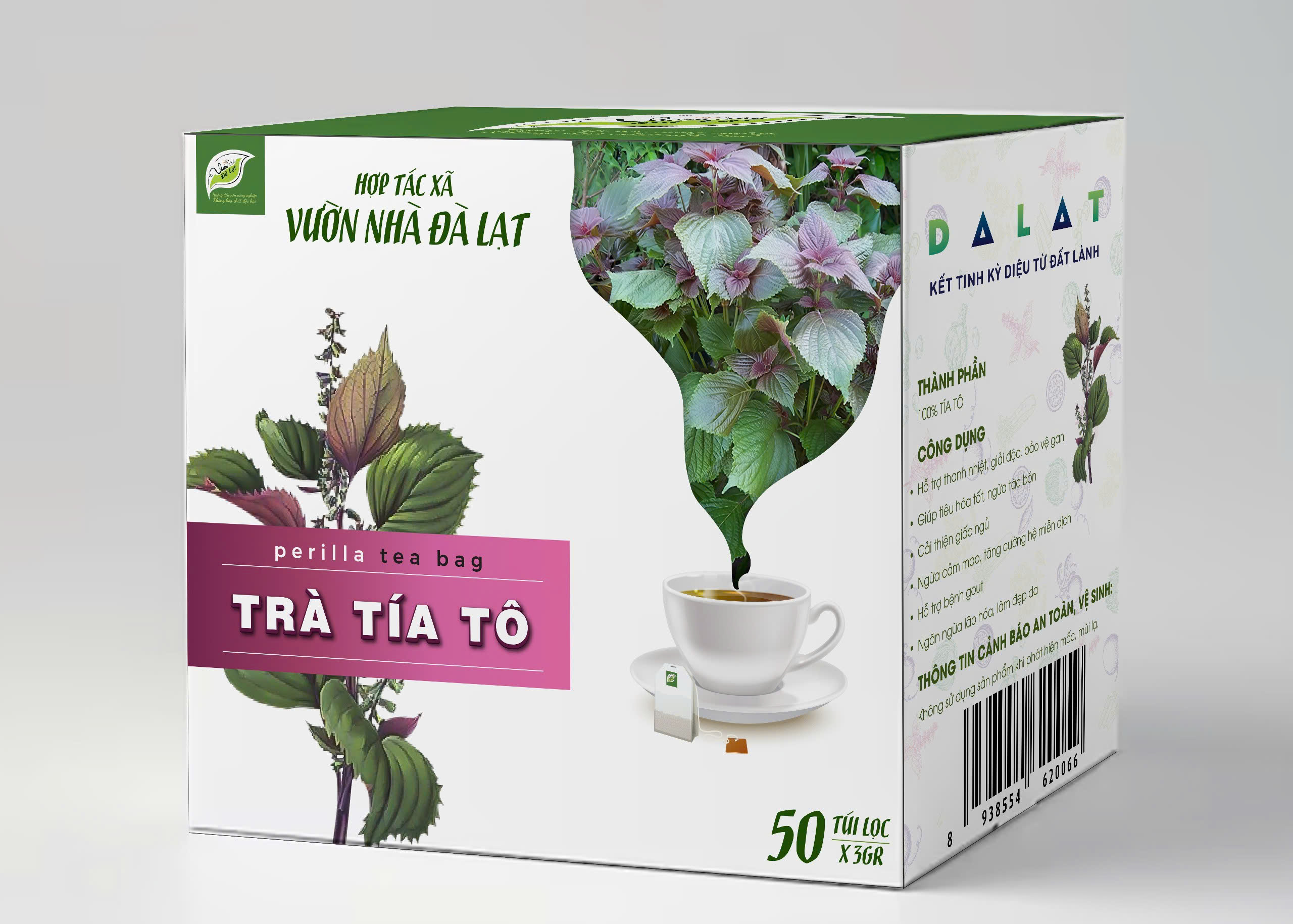 Trà Tía Tô Túi Lọc (30 túi x 2gr)